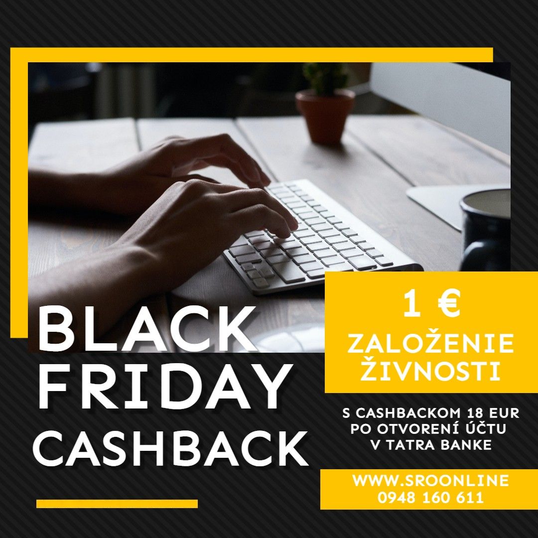 -18€ CashBack za založenie živnosti